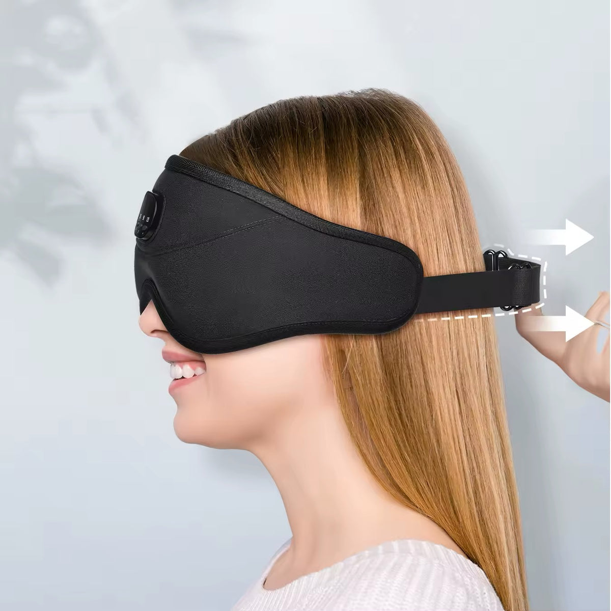 3D Bluetooth Sleep Mask with Built in White-Noise