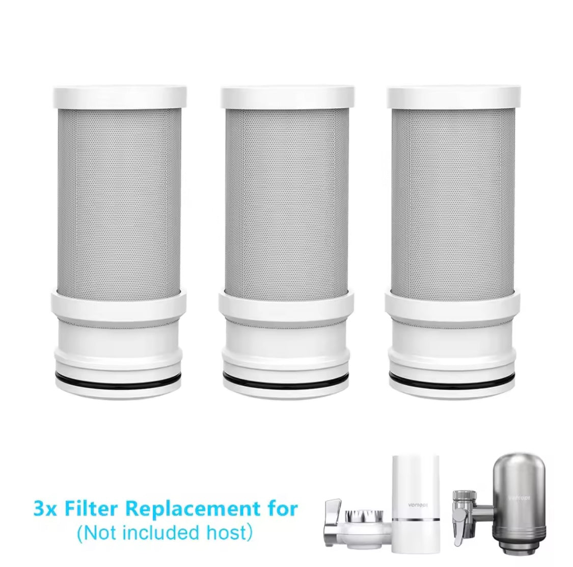 Water Faucet Filter Replacement x3