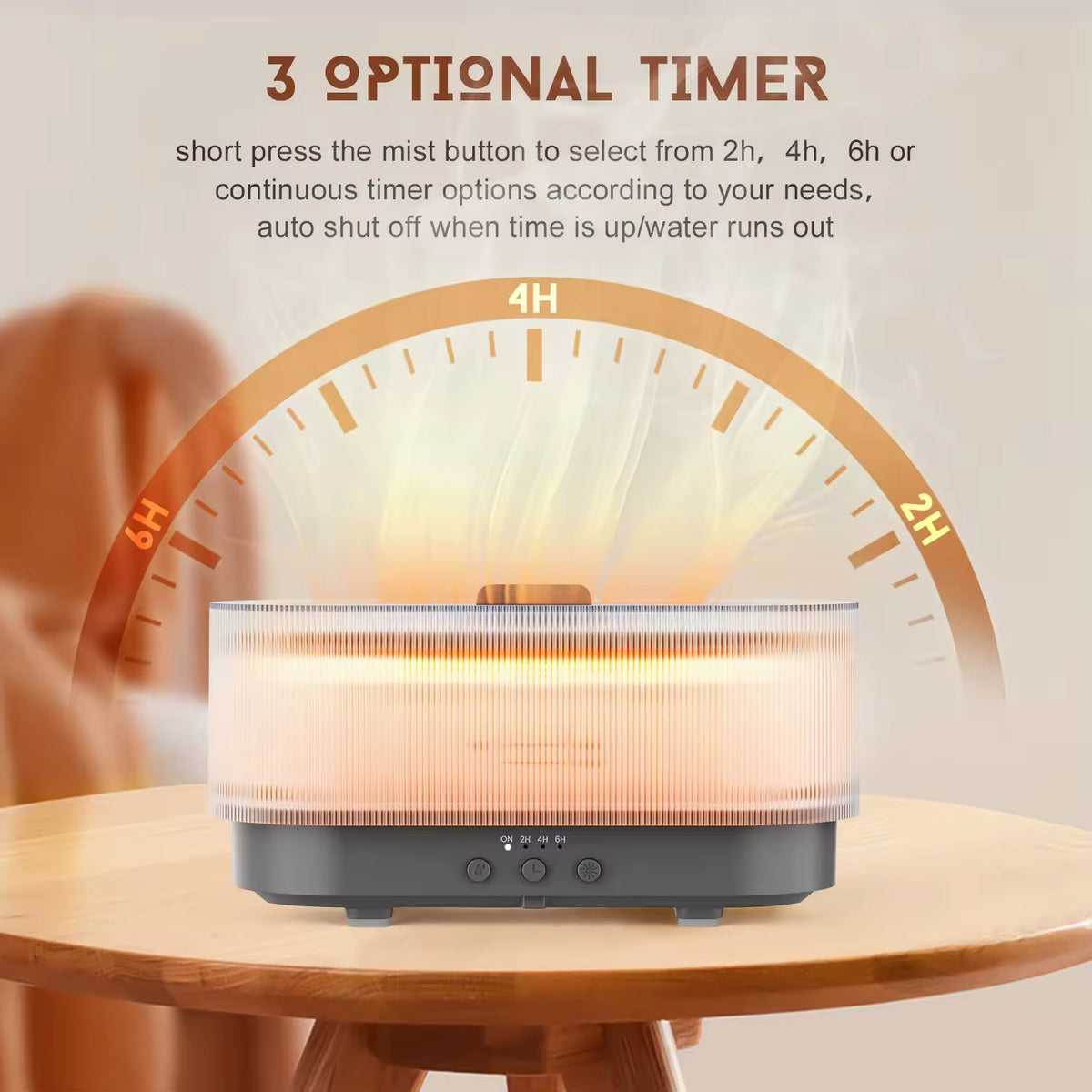 Aromatherapy Flame Light Diffuser